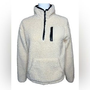 NWT - Lightweight Planet Gold Quarter Zip Top